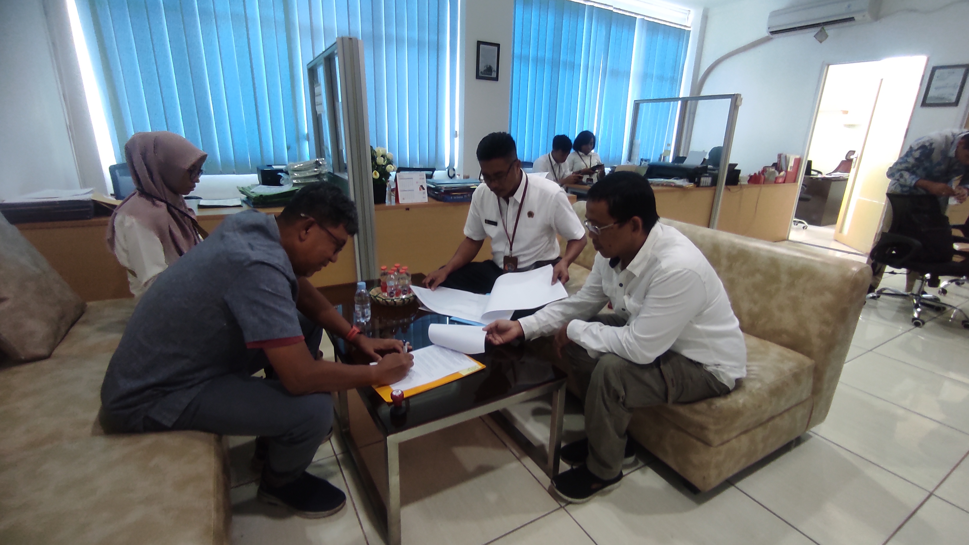 Koordinasi dan Penandatanganan Berita Acara Instansi